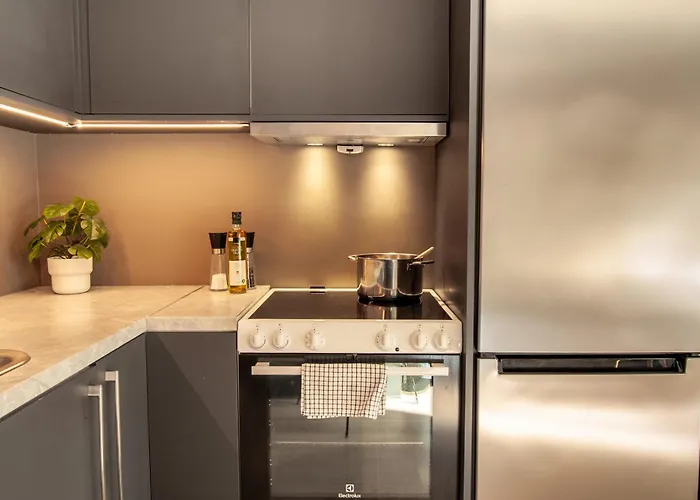 Appartement Modern 4br Flat At Gruenerlokka, 1 Min Walk To Tram Oslo