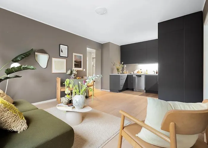 Modern 4br Flat At Gruenerlokka, 1 Min Walk To Tram *