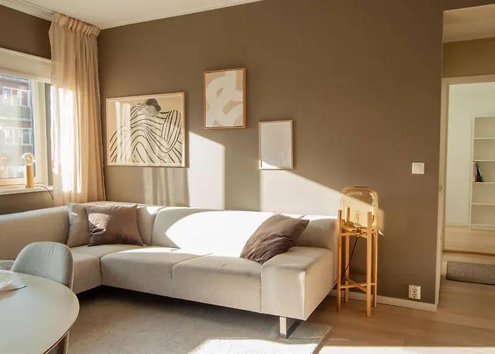 公寓 Modern 4br Flat At Gruenerlokka, 1 Min Walk To Tram *